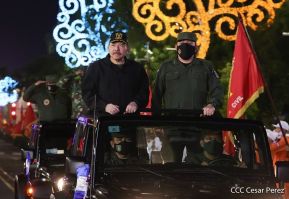 Desfile Militar “Pueblo Ejército” en saludo al 43 aniversario de fundación del Ejército de Nicaragua