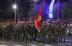 Desfile Militar “Pueblo Ejército” en saludo al 43 aniversario de fundación del Ejército de Nicaragua