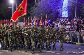 Desfile Militar “Pueblo Ejército” en saludo al 43 aniversario de fundación del Ejército de Nicaragua