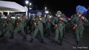 Desfile Militar “Pueblo Ejército” en saludo al 43 aniversario de fundación del Ejército de Nicaragua