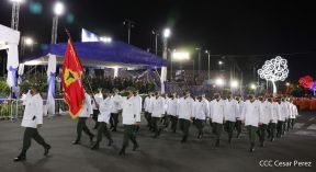 Desfile Militar “Pueblo Ejército” en saludo al 43 aniversario de fundación del Ejército de Nicaragua