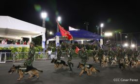 Desfile Militar “Pueblo Ejército” en saludo al 43 aniversario de fundación del Ejército de Nicaragua