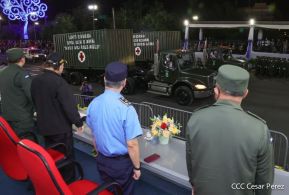 Desfile Militar “Pueblo Ejército” en saludo al 43 aniversario de fundación del Ejército de Nicaragua