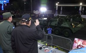Desfile Militar “Pueblo Ejército” en saludo al 43 aniversario de fundación del Ejército de Nicaragua