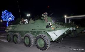 Desfile Militar “Pueblo Ejército” en saludo al 43 aniversario de fundación del Ejército de Nicaragua