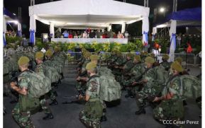 Desfile Militar “Pueblo Ejército” en saludo al 43 aniversario de fundación del Ejército de Nicaragua