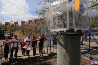 Restituyen derecho a electricidad a familias de cuatro comunidades matagalpinas