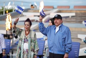 Acto de Recibimiento de la Antorcha de la Libertad y la Hermandad Centroamericana