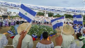 Acto de Recibimiento de la Antorcha de la Libertad y la Hermandad Centroamericana