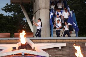 Acto de Recibimiento de la Antorcha de la Libertad y la Hermandad Centroamericana