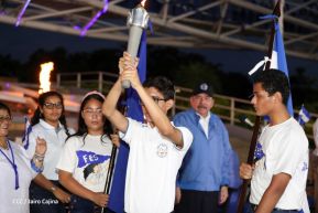 Acto de Recibimiento de la Antorcha de la Libertad y la Hermandad Centroamericana