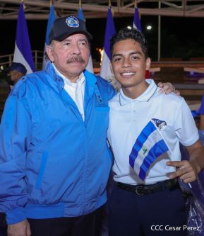 Acto de Recibimiento de la Antorcha de la Libertad y la Hermandad Centroamericana