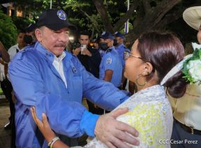 Acto de Recibimiento de la Antorcha de la Libertad y la Hermandad Centroamericana