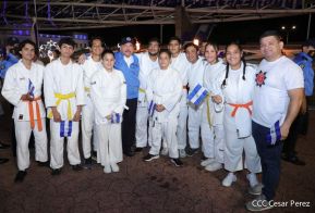 Acto de Recibimiento de la Antorcha de la Libertad y la Hermandad Centroamericana