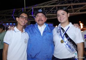 Acto de Recibimiento de la Antorcha de la Libertad y la Hermandad Centroamericana