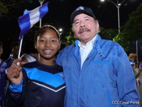 Acto de Recibimiento de la Antorcha de la Libertad y la Hermandad Centroamericana