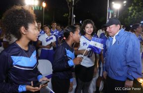 Acto de Recibimiento de la Antorcha de la Libertad y la Hermandad Centroamericana