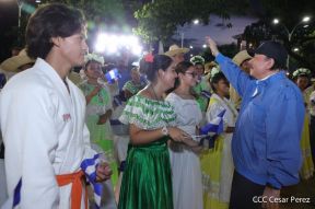 Acto de Recibimiento de la Antorcha de la Libertad y la Hermandad Centroamericana
