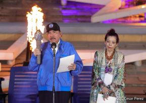 Acto de Recibimiento de la Antorcha de la Libertad y la Hermandad Centroamericana