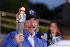 Acto de Recibimiento de la Antorcha de la Libertad y la Hermandad Centroamericana
