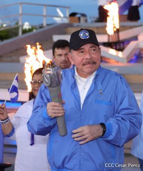 Acto de Recibimiento de la Antorcha de la Libertad y la Hermandad Centroamericana