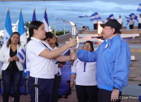 Acto de Recibimiento de la Antorcha de la Libertad y la Hermandad Centroamericana
