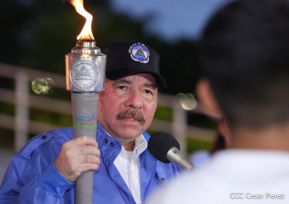Acto de Recibimiento de la Antorcha de la Libertad y la Hermandad Centroamericana