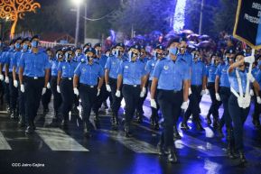 Desfile Policial "En Fuerzas de Victorias" desde la Avenida de Bolívar a Chávez