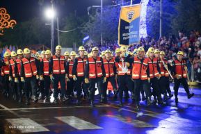 Desfile Policial "En Fuerzas de Victorias" desde la Avenida de Bolívar a Chávez