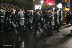 Desfile Policial "En Fuerzas de Victorias" desde la Avenida de Bolívar a Chávez