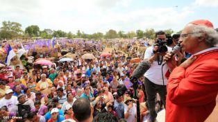 Carretas peregrinas llegan a Popoyuapa en un ambiente de fe y devoción