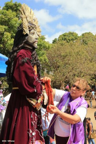 Carretas peregrinas llegan a Popoyuapa en un ambiente de fe y devoción
