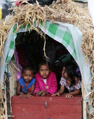 Carretas peregrinas llegan a Popoyuapa en un ambiente de fe y devoción
