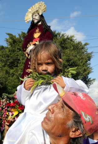 Carretas peregrinas llegan a Popoyuapa en un ambiente de fe y devoción