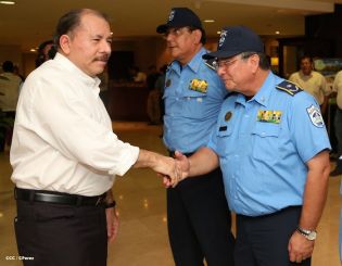 Presidente Daniel y Compañera Rosario clausuran XXIII Reunión de mandos de la Policía Nacional