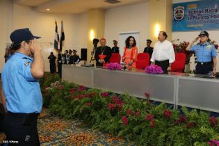 Presidente Daniel y Compañera Rosario clausuran XXIII Reunión de mandos de la Policía Nacional