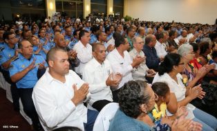 Presidente Daniel y Compañera Rosario clausuran XXIII Reunión de mandos de la Policía Nacional