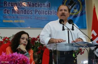 Presidente Daniel y Compañera Rosario clausuran XXIII Reunión de mandos de la Policía Nacional