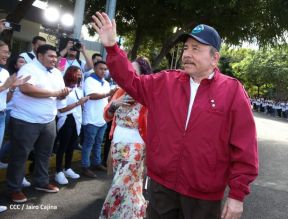 Presidente Daniel Ortega y Vicepresidenta Rosario Murillo votan en Elecciones Soberanas 2022