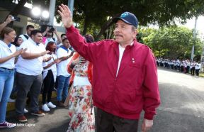 Presidente Daniel Ortega y Vicepresidenta Rosario Murillo votan en Elecciones Soberanas 2022
