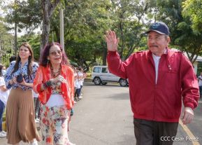 Presidente Daniel Ortega y Vicepresidenta Rosario Murillo votan en Elecciones Soberanas 2022
