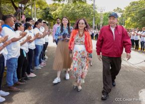 Presidente Daniel Ortega y Vicepresidenta Rosario Murillo votan en Elecciones Soberanas 2022