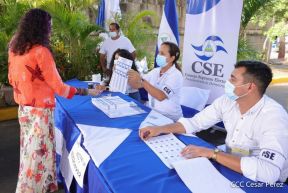 Presidente Daniel Ortega y Vicepresidenta Rosario Murillo votan en Elecciones Soberanas 2022