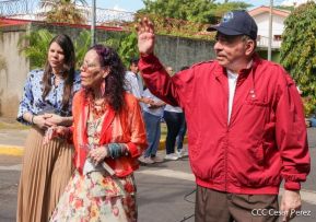 Presidente Daniel Ortega y Vicepresidenta Rosario Murillo votan en Elecciones Soberanas 2022