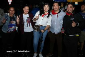 Fiesta de la Militancia Sandinista en la Plaza de Las Victorias