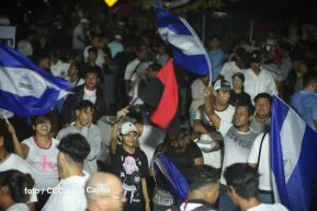 Fiesta de la Militancia Sandinista en la Plaza de Las Victorias