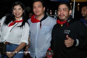 Fiesta de la Militancia Sandinista en la Plaza de Las Victorias