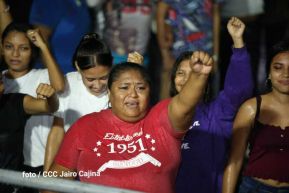 Fiesta de la Militancia Sandinista en la Plaza de Las Victorias