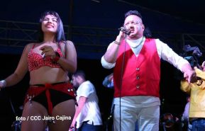 Fiesta de la Militancia Sandinista en la Plaza de Las Victorias