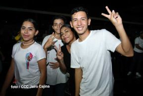 Fiesta de la Militancia Sandinista en la Plaza de Las Victorias